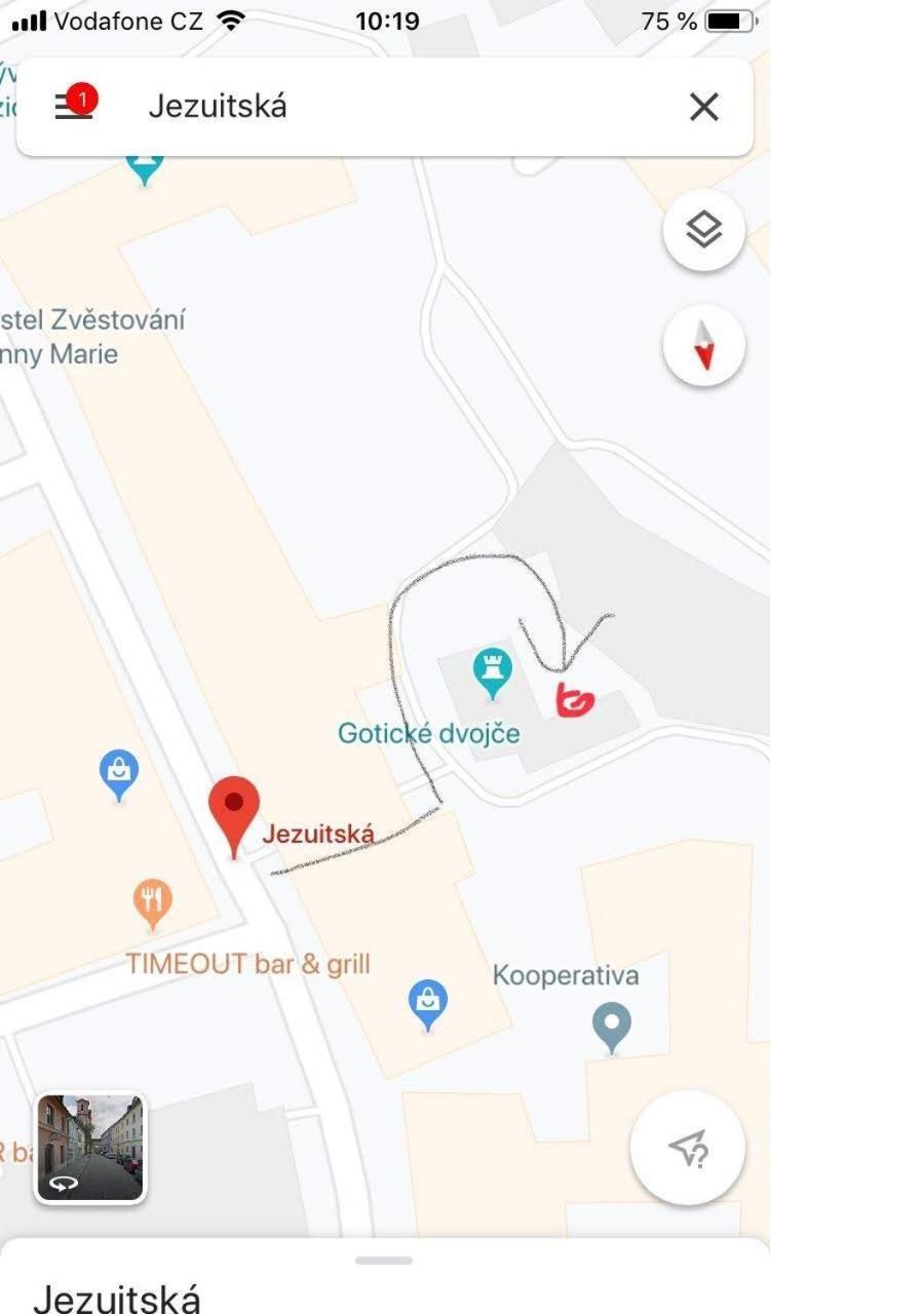 Apartman U Gotickeho Dvojcete ลิโตเมริเซ ภายนอก รูปภาพ